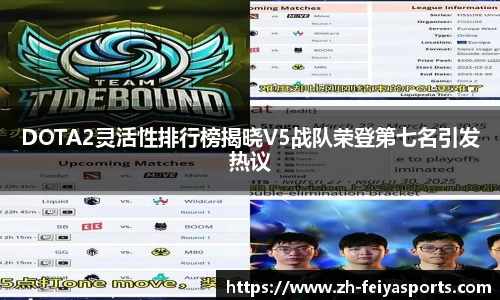 DOTA2灵活性排行榜揭晓V5战队荣登第七名引发热议